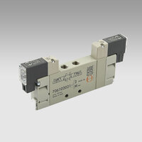 Zawór MACH11 sterowany elektryczne, wersja z wtyczka, funkcja 5/3 odcięty w środkowym położeniu, napięcie zasilania 24 VDC - Metal Work