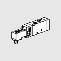 Zawór Mach 16 sterowany elektrycznie, przyłącza 1/8, 5/2 monostabilny ze sprężyną powrotną, montaż dla wysp zaworowych - Metal Work