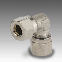 Złączki kątowe z pierścieniem zaciskowym, seria B6 - Metal Work
