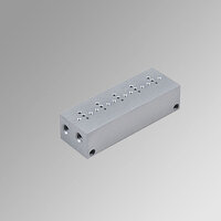 Płyta przyłączeniowa 5 pozycyjna dla zaworów serii PLT-10 - Metal Work