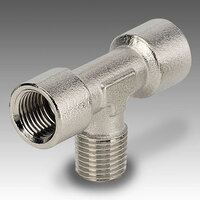 Trójnik T 1xGZ 2xGW gwinty 1/8-1/8 serii A12 - Metal Work