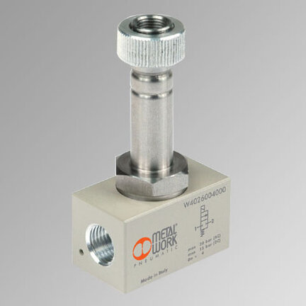 Zawór elektryczny śr. 13 mm do montażu przewodowego, 3/2 normalnie zamknięty (NC), przyłącza 1/4, śr. średnica nominalna 2,4 mm serii PIV.B - Metal Work