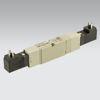 Zawór Mach 18 VDMA sterowany elektrycznie, 5/3 z zewnętrznym zasilaniem pilotów, monostabilny ze sprężyną powrotną - Metal Work
