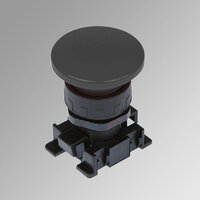 Przycisk monostabilny VRM-050 B czarny - Metal Work