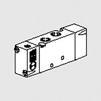 Zawór MACH16 sterowany pneumatycznie, funkcja 5/2 monostabilny, sprężyna pneumatyczna - Metal Work