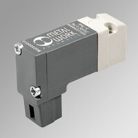 Elektrozawór 3/2 NC śr. 0.6 0.7W 24VDC plug-in - z przyłączami i stykami po tej samej stronie seria PLT-10 - Metal Work