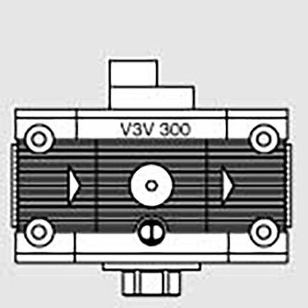 Zawór odcinający pneumatyczny serii Skillair 300, bez płyt końcowych (V3V) - Metal Work