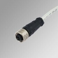 Złącze proste M12x1 8-pin z przewodem 5m - Metal Work