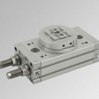 Siłownik wahadłowy z kołnierzem, seria R3K-25-180° V-LOCK - Metal Work