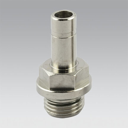 Złączka wtykowa prosta z króćcem śr. 10 mm gwint 3/8 serii R6 F NSF - Metal Work