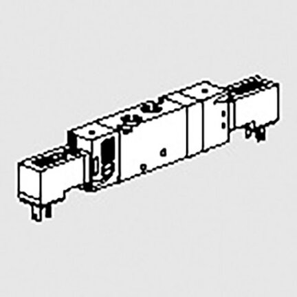 Zawór Mach 16 sterowany elektrycznie, przyłącza 1/8, 5/3 z zewnętrznym zasilaniem pilotów monostabilny - Metal Work