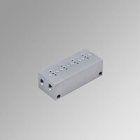 Płyta przyłączeniowa 4 pozycyjna dla zaworów serii PLT-10 - Metal Work