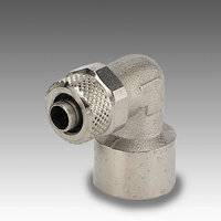 Złączki kątowe zaciskowe z gwintem wewnętrznym, mosiądz, seria C5/F - Metal Work