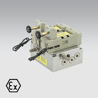 Podwójny zawór ISO 1 5599/1 sterowany elektrycznie serii SAFE AIR. funkcja 5/2 monostabilny, z zewnętrzym zasilaniem pilotów - Metal Work