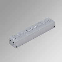 Płyta przyłączeniowa 9 pozycyjna dla zaworów serii PLT-10 - Metal Work
