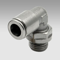 Złączka kątowa obrotowa śr. 10 gwint 3/8 serii R10 NSF - Metal Work