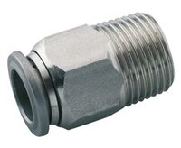 Przyłączka wtykowa prosta R1/4 na przewód 8 mm SS (S01250828) - Norgren