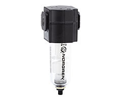 Filtr ogólnego przeznaczenia Excelon, G3/8, automatyczne opróżnianie, wkład filtracyjny 25 um (F73G-3GN-AT2) - Norgren