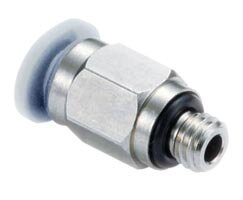 Przyłączka miniaturowa prosta z gwintem zewnętrznym R1/8 na przewód 4 mm (M01250418) - Norgren