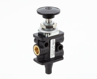 03040402 3/2-WV-NC G1/8 KNOPF SCHWARZ