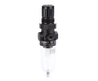 Filtr/regulator serii B07, G1/4, 0,3-7 bar, spust ręczny, wkład filtrujący 40 um, bez manometru (B07-201-M3KG) - Norgren