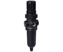 Filtr/regulator serii B07, G1/4, 0,3-7 bar, automatyczne opróżnianie, wkład filtra 40 um, bez manometru (B07-233-A3KG) - Norgren