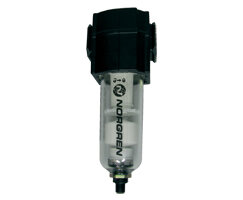 Filtr ogólnego przeznaczenia Excelon, G1/4, automatyczny spust, wkład filtra 5 um (F72G-2GD-AL1) - Norgren