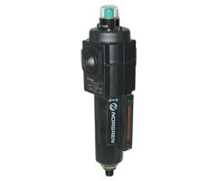 Filtr ogólnego przeznaczenia Excelon, G1/4, automatyczny spust, wkład filtracyjny 5 um (F72G-2GD-AE1) - Norgren