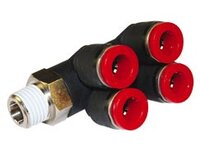 Adapter podwójnego rozgałęzienia Pneufit C BSPP (C0Q700818) - Norgren