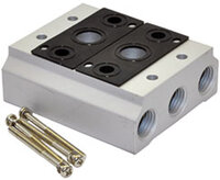 V51B502 GRUNDPLATTE 5/2-WV-2F