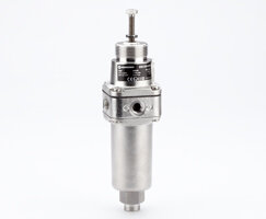 Filtr/regulator ze stali nierdzewnej serii B38, 1/2 PTF, 0,3-9 bar, automatyczny spust, wkład filtrujący 5 um, bez manometru (B38-442-A1LA) - Norgren
