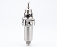 Filtr/regulator ze stali nierdzewnej serii B38, 1/2 PTF, 0,3-9 bar, automatyczny spust, wkład filtrujący 5 um, bez manometru (B38-442-A1LA) - Norgren