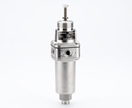 Filtr/regulator ze stali nierdzewnej serii B38, 1/2 PTF, 0,3-9 bar, automatyczny spust, wkład filtrujący 5 um, bez manometru (B38-442-A1LA) - Norgren