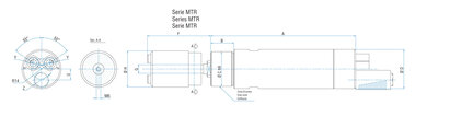 Silnik do gwintowania (napęd gwińciarki) MTR8 (8305522) - Ober