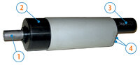 Silnik rewersyjny, 610 W,  SP2R (8731258) - Ober