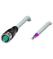 Gniazdo kablowe, ekranowane V17-G-3M-PUR (269405) - Pepperl + Fuchs