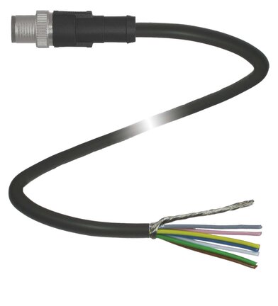 Złącze kablowe, Ethernet V19SY-G-BK5M-PUR-ABG (70139934) - Pepperl + Fuchs