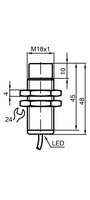 Czujnik indukcyjny NCN12-18GM50-Z4 (112947) - Pepperl + Fuchs