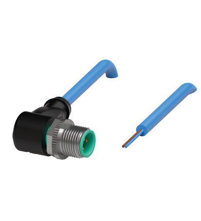 Złącze kablowe V11S-W-BL3M-PUR-Y (70183325) - Pepperl + Fuchs