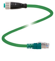 Kabel połączeniowy, Ethernet V1D-G-GN0,5M-PUR-E1S-V45-G (70178589) - Pepperl + Fuchs
