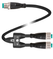 Kabel połączeniowy Y V1-G-1,5/0,5-PUR-U-TEE-4M-V1-G (70175217) - Pepperl + Fuchs
