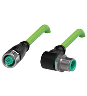 Kabel połączeniowy, Ethernet V1D-G-GN4M-PUR-E2S-V1D-W (70174553) - Pepperl + Fuchs