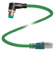 Kabel połączeniowy, Ethernet V19S-180-W-10M-PUR-E2S-V45-G-Y (70155518) - Pepperl + Fuchs