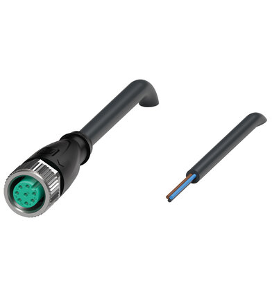 Złącze żeńskie V19-G-BK0,9M-PUR-U-Y (70152938) - Pepperl + Fuchs