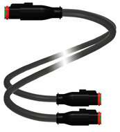 Kabel połączeniowy Y DT2S/DT2S-G-2M-PUR-O1-T-DT4S-G (70176338) - Pepperl + Fuchs