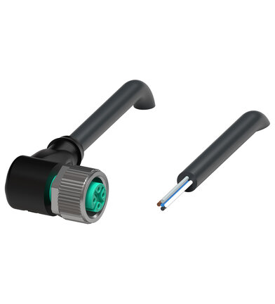 Złącze żeńskie V15-W-BK0,3M-PUR-U/0,75 (239999-0001) - Pepperl + Fuchs