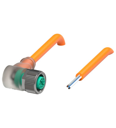 Złącze żeńskie V15-W-E8-OR10M-PUR-A1 (70137220-100018) - Pepperl + Fuchs