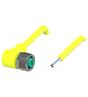 Złącze żeńskie V15-W-S-YE10M-PUR-A1 (70128170-100107) - Pepperl + Fuchs