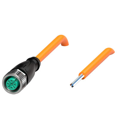 Złącze żeńskie V15-G-OR5M-PUR-A1 (70128170-100149) - Pepperl + Fuchs