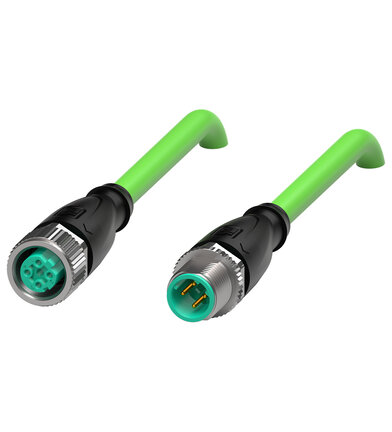 Kabel połączeniowy, Ethernet V1D-G-GN2,5M-PUR-E1S-V1D-G (70183260) - Pepperl + Fuchs